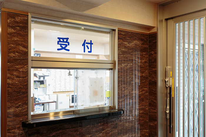 天白老人ホーム(施設紹介)写真：受付